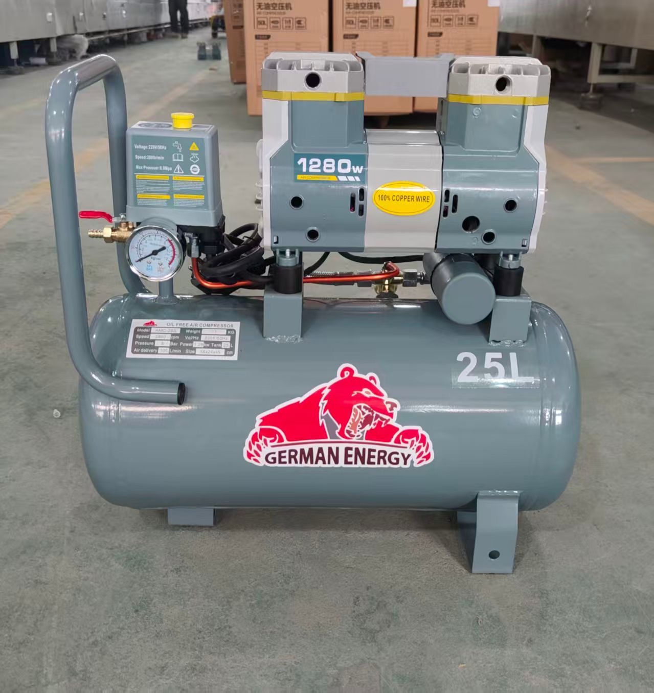 Double Cylinder Air Compressor – Available in Different Sizes