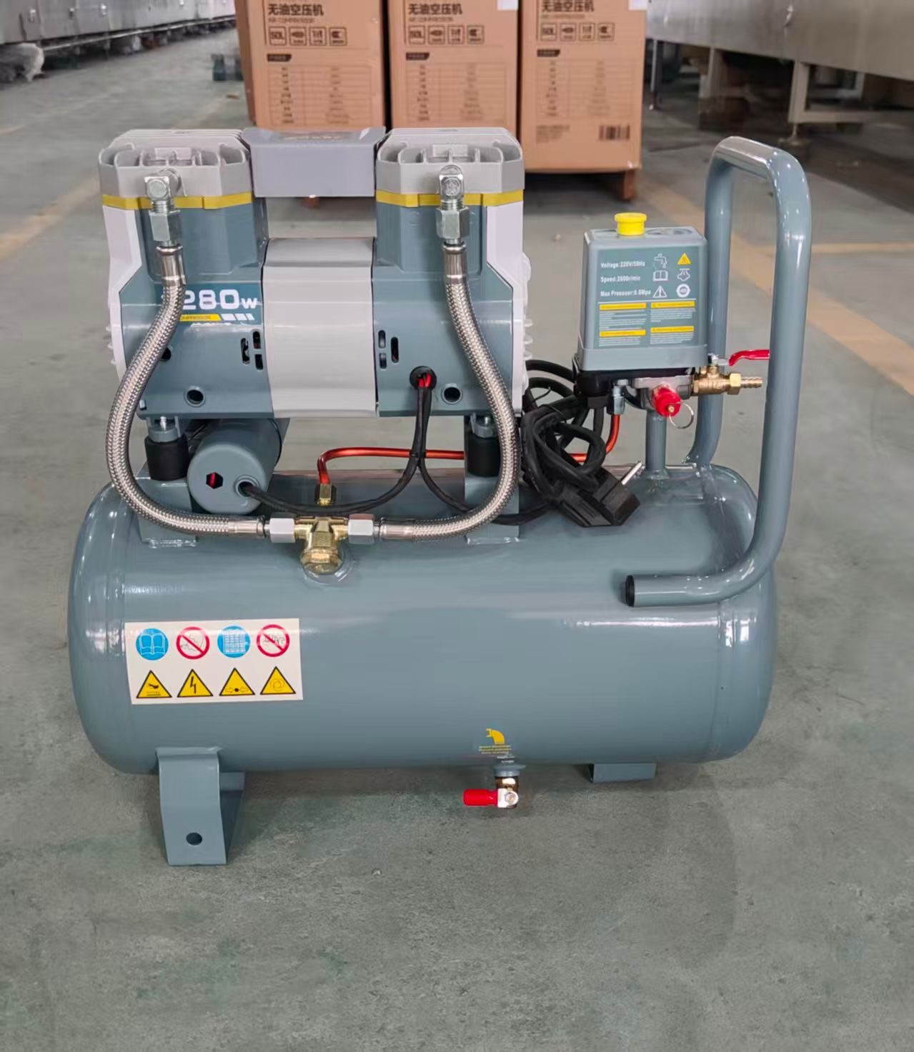 Double Cylinder Air Compressor 1280W (New)