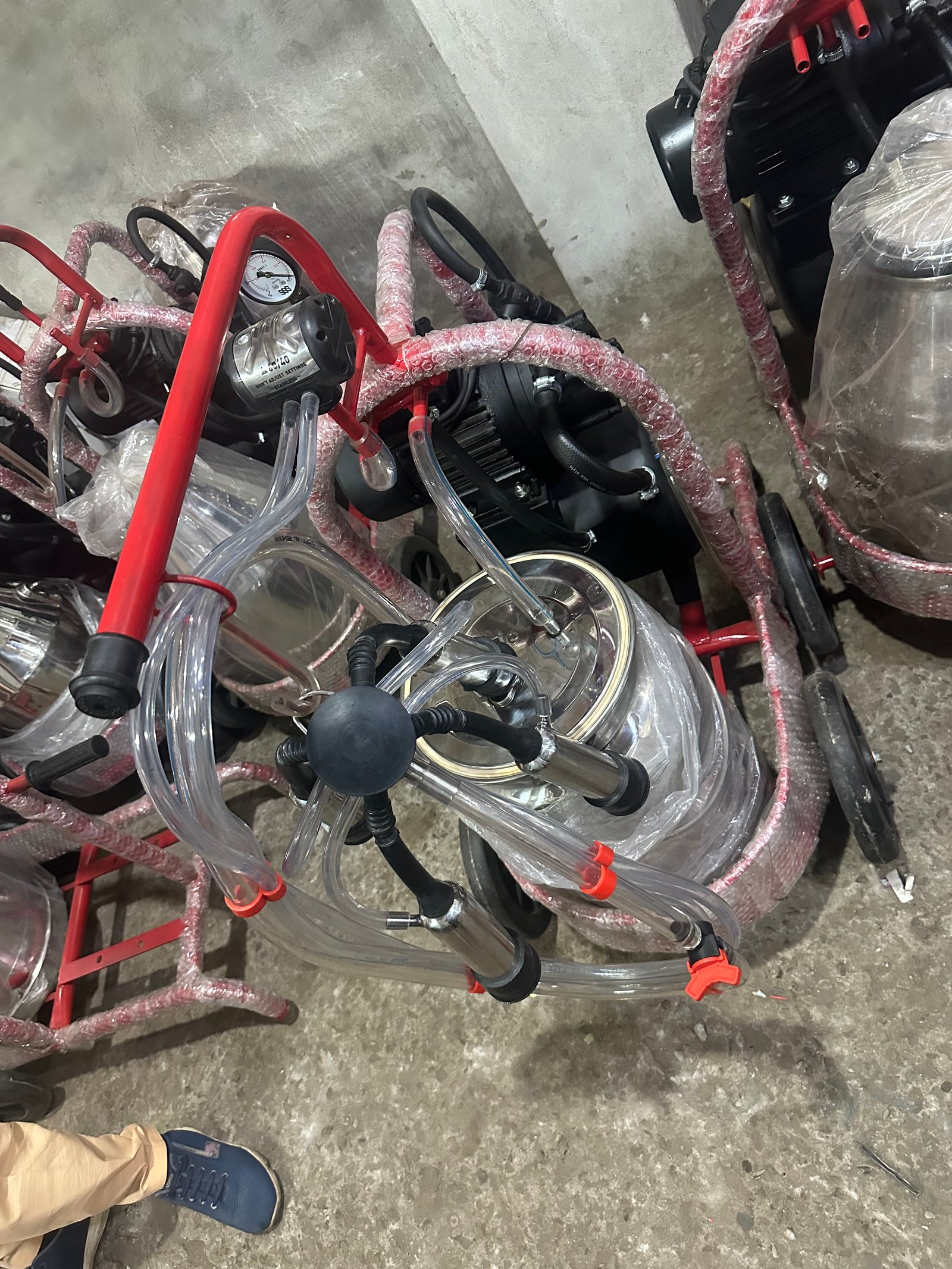Single Bucket Milking Machine – 1 HP Motor
